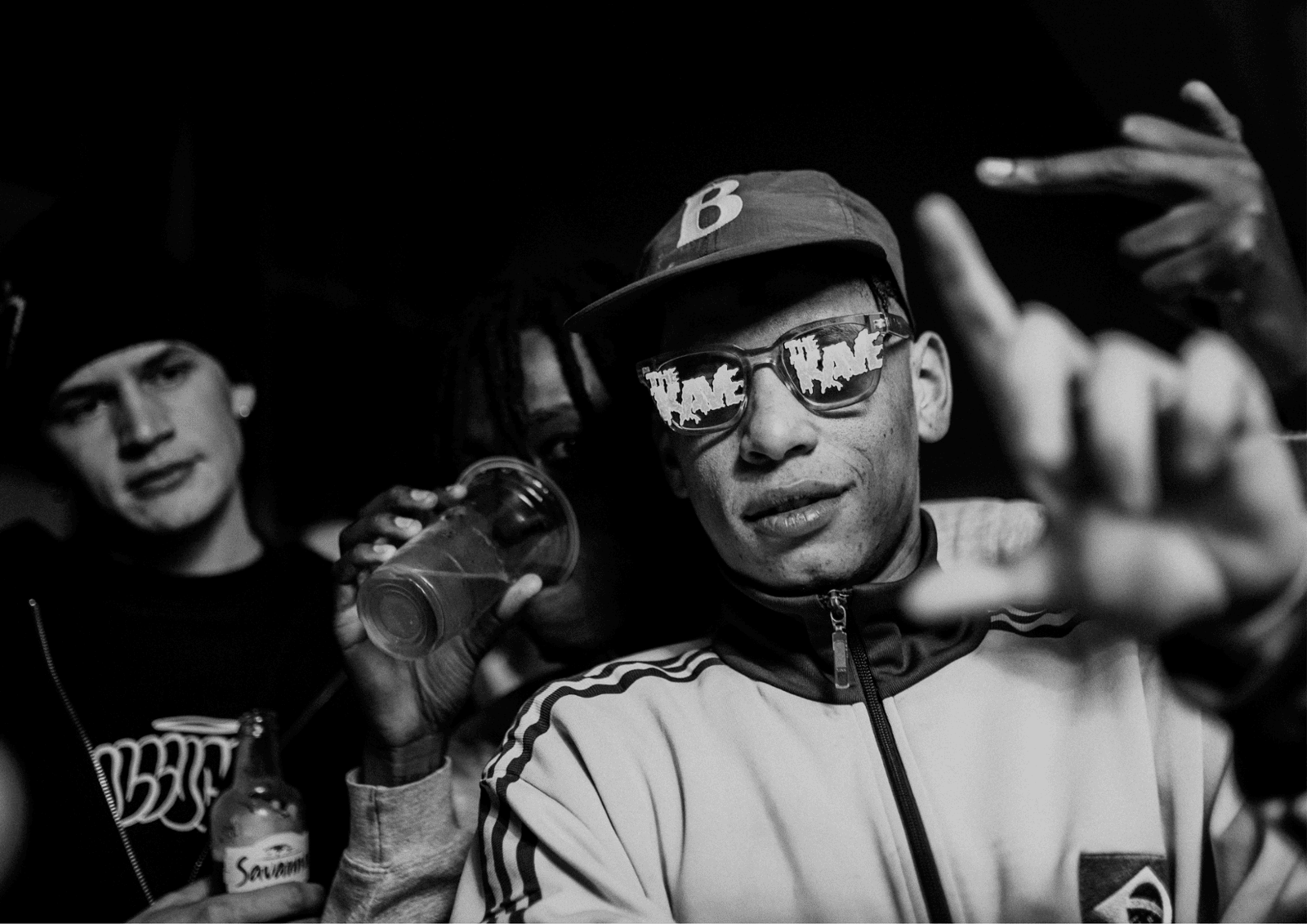 Kave goer wearing The Kave glasses